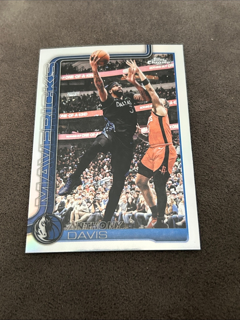 Topps Chrome Basketball Card - Anthony Davis Dallas Mavericks